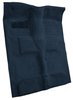 Molded Loop Carpet for 1955-1957 Chevy Bel Air, Nomad [OE-Style Jute Backing, Bench/Bucket Seats, Dark Blue] - image 2