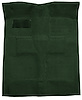 Molded Loop Carpet for 1955-1957 Chevy Bel Air, Nomad [OE-Style Jute Backing, Bench/Bucket Seats, Dark Green] - image 1