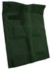 Molded Loop Carpet for 1955-1957 Chevy Bel Air, Nomad [OE-Style Jute Backing, Bench/Bucket Seats, Dark Green] - image 2