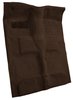 Molded Loop Carpet for 1955-1957 Chevy Bel Air, Nomad [OE-Style Jute Backing, Bench/Bucket Seats, Dark Brown] - image 2