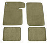 Molded Loop Floor Mats Fits Select 1964-1967 Buick, Chevrolet, Oldsmobile, Pontiac Models [4-Piece, Fawn] - image 1