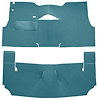 Cut-N-Sewn Loop Carpet for 1956 Chevy Bel Air [OE-Style Jute Backing, 2-Door, Hardtop, Bench Seat, Medium Blue] - image 1