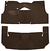 Cut-N-Sewn Loop Carpet for 1956 Chevy Bel Air [OE-Style Jute Backing, 2-Door, Hardtop, Bench Seat, Dark Brown] - image 1