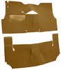Cut-N-Sewn Loop Carpet for 1956 Chevy Bel Air [OE-Style Jute Backing, 2-Door, Hardtop, Bench Seat, Medium Saddle] - image 2