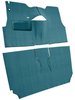 Cut-N-Sewn Loop Carpet for 1956 Chevy Bel Air, Nomad [OE-Style Jute Backing, 2-Door, Hardtop, Bucket Seats, Medium Blue] - image 2