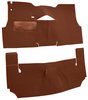 Cut-N-Sewn Loop Carpet for 1956 Chevy Bel Air [OE-Style Jute Backing, Bench Seat, Emberglow] - image 2