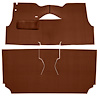Cut-N-Sewn Loop Carpet for 1956 Chevy Bel Air [OE-Style Jute Backing, Bucket Seats, Emberglow] - image 1