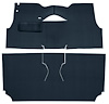 Cut-N-Sewn Loop Carpet for 1956 Chevy Bel Air [OE-Style Jute Backing, Bucket Seats, Dark Blue] - image 1
