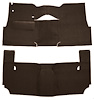 Cut-N-Sewn Loop Carpet for 1957 Chevy Bel Air, Nomad [OE-Style Jute Backing, 2-Door, Hardtop, Bench Seat, Black] - image 1