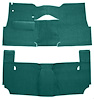 Cut-N-Sewn Loop Carpet for 1957 Chevy Bel Air, Nomad [OE-Style Jute Backing, 2-Door, Hardtop, Bench Seat, Aqua] - image 1