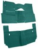 Cut-N-Sewn Loop Carpet for 1957 Chevy Bel Air, Nomad [OE-Style Jute Backing, 2-Door, Hardtop, Bench Seat, Aqua] - image 2