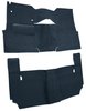Cut-N-Sewn Loop Carpet for 1957 Chevy Bel Air, Nomad [OE-Style Jute Backing, 2-Door, Hardtop, Bench Seat, Dark Blue] - image 2