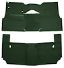 Cut-N-Sewn Loop Carpet for 1957 Chevy Bel Air, Nomad [OE-Style Jute Backing, 2-Door, Hardtop, Bench Seat, Dark Green] - image 1