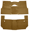 Cut-N-Sewn Loop Carpet for 1957 Chevy Bel Air, Nomad [OE-Style Jute Backing, 2-Door, Hardtop, Bench Seat, Medium Saddle] - image 1