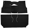 Cut-N-Sewn Loop Carpet for 1957 Chevy Bel Air, Nomad [OE-Style Jute Backing, 2-Door, Hardtop, Bucket Seats, Black] - image 1