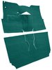 Cut-N-Sewn Loop Carpet for 1957 Chevy Bel Air, Nomad [OE-Style Jute Backing, 2-Door, Hardtop, Bucket Seats, Aqua] - image 2
