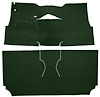Cut-N-Sewn Loop Carpet for 1957 Chevy Bel Air, Nomad [OE-Style Jute Backing, 2-Door, Hardtop, Bucket Seats, Dark Green] - image 1