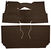 Cut-N-Sewn Loop Carpet for 1957 Chevy Bel Air, Nomad [OE-Style Jute Backing, 2-Door, Hardtop, Bucket Seats, Dark Brown] - image 1