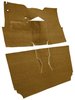 Cut-N-Sewn Loop Carpet for 1957 Chevy Bel Air, Nomad [OE-Style Jute Backing, 2-Door, Hardtop, Bucket Seats, Medium Saddle] - image 2