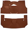 Cut-N-Sewn Loop Carpet for 1957 Chevy Bel Air [OE-Style Jute Backing, Bucket Seats, Emberglow] - image 1
