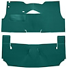 Cut-N-Sewn Loop Carpet for 1957 Chevy Bel Air [OE-Style Jute Backing, Bucket Seats, Aqua] - image 1