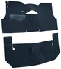 Cut-N-Sewn Loop Carpet for 1957 Chevy Bel Air [OE-Style Jute Backing, Bucket Seats, Dark Blue] - image 2