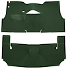 Cut-N-Sewn Loop Carpet for 1957 Chevy Bel Air [OE-Style Jute Backing, Bucket Seats, Dark Green] - image 1