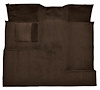 Molded Loop Carpet for 1966-1973 Ford Bronco [OE-Style Jute Backing, Single/Dual Gas Tank, 1-Piece, Dark Brown] - image 1
