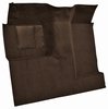 Molded Loop Carpet for 1966-1973 Ford Bronco [OE-Style Jute Backing, Single/Dual Gas Tank, 1-Piece, Dark Brown] - image 2