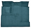 Molded Loop Carpet for 1966-1973 Ford Bronco [Mass Backing, Single/Dual Gas Tank, 1-Piece, Medium Blue] - image 1