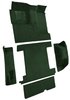 Molded Loop Carpet for 1966-1973 Ford Bronco [OE-Style Jute Backing, Single Gas Tank, 5-Piece, Dark Green] - image 2