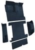 Molded Loop Carpet for 1966-1973 Ford Bronco [Mass Backing, Single Gas Tank, 5-Piece, Dark Blue] - image 2