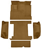 Molded Loop Carpet for 1966-1973 Ford Bronco [Mass Backing, Single Gas Tank, 5-Piece, Medium Saddle] - image 1