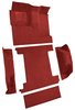 Molded Loop Carpet for 1966-1973 Ford Bronco [Mass Backing, Dual Gas Tanks, 5-Piece, Red] - image 2