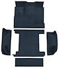 Molded Loop Carpet for 1966-1973 Ford Bronco [Mass Backing, Dual Gas Tanks, 5-Piece, Dark Blue] - image 1