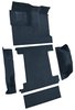 Molded Loop Carpet for 1966-1973 Ford Bronco [Mass Backing, Dual Gas Tanks, 5-Piece, Dark Blue] - image 2
