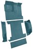 Molded Loop Carpet for 1966-1973 Ford Bronco [Mass Backing, Dual Gas Tanks, 5-Piece, Medium Blue] - image 2