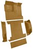Molded Loop Carpet for 1966-1973 Ford Bronco [Mass Backing, Dual Gas Tanks, 5-Piece, Medium Saddle] - image 2