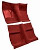 Molded Loop Carpet for 1964 Ford Mustang Coupe [OE-Style Jute Backing, Red] - image 2