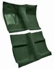 Molded Loop Carpet for 1964 Ford Mustang Coupe [OE-Style Jute Backing, Dark Green] - image 2