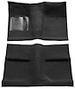 Molded Loop Carpet for 1964 Ford Mustang Coupe [Mass Backing, Black] - image 1