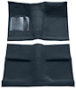 Molded Loop Carpet for 1964 Ford Mustang Coupe [Mass Backing, Dark Blue] - image 1