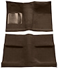 Molded Loop Carpet for 1964 Ford Mustang Coupe [Mass Backing, Dark Brown] - image 1