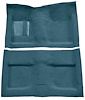 Molded Loop Carpet for 1964 Ford Mustang Convertible [Mass Backing, Ford Blue] - image 1