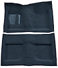 Molded Loop Carpet for 1964 Ford Mustang Convertible [Mass Backing, Dark Blue] - image 1