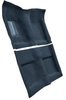 Molded Loop Carpet for 1964 Ford Mustang Convertible [Mass Backing, Dark Blue] - image 2