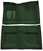Molded Loop Carpet for 1964 Ford Mustang Convertible [Mass Backing, Dark Green] - image 1
