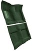 Molded Loop Carpet for 1964 Ford Mustang Convertible [Mass Backing, Dark Green] - image 2
