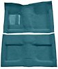 Molded Loop Carpet for 1964 Ford Mustang Convertible [Mass Backing, Medium Blue] - image 1
