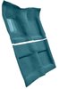Molded Loop Carpet for 1964 Ford Mustang Convertible [Mass Backing, Medium Blue] - image 2